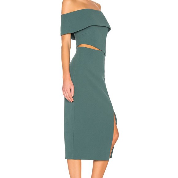 ELLIATT SERPENTINE DRESS in peacock - Picture 2 of 16